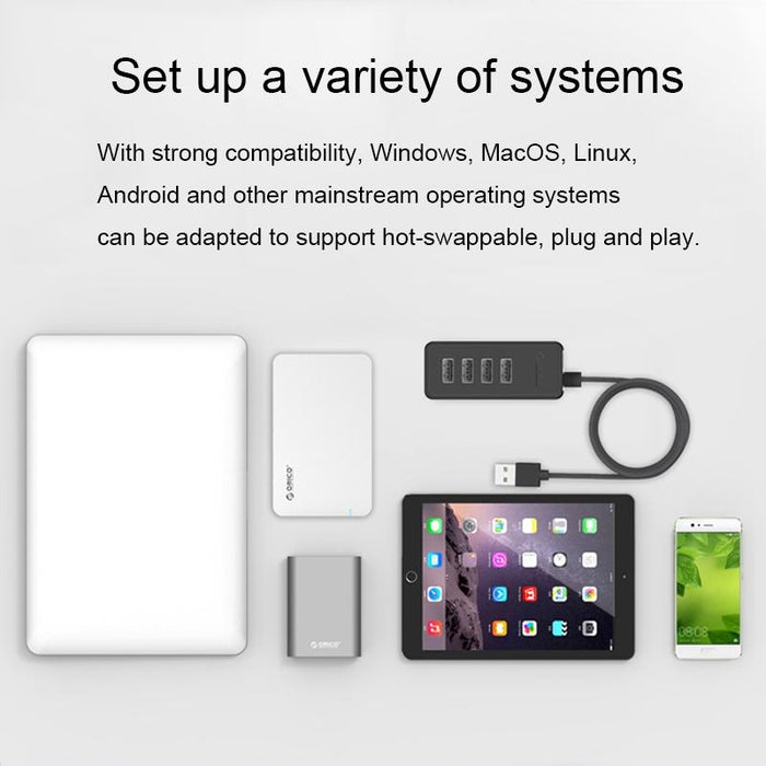 4-Port Usb 3.0 Desktop Hub With Micro Usb Cable