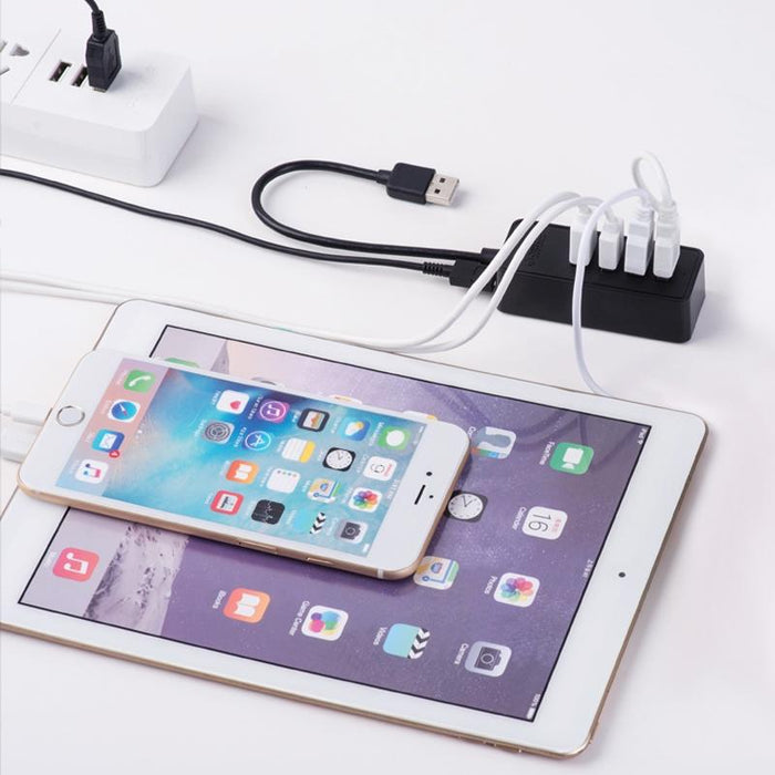 4-Port Usb 3.0 Desktop Hub With Micro Usb Cable