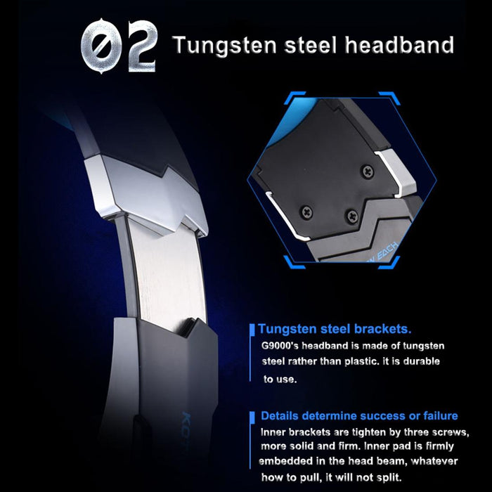 3.5Mm Gaming Headset With Mic & Led For Laptop / Phone