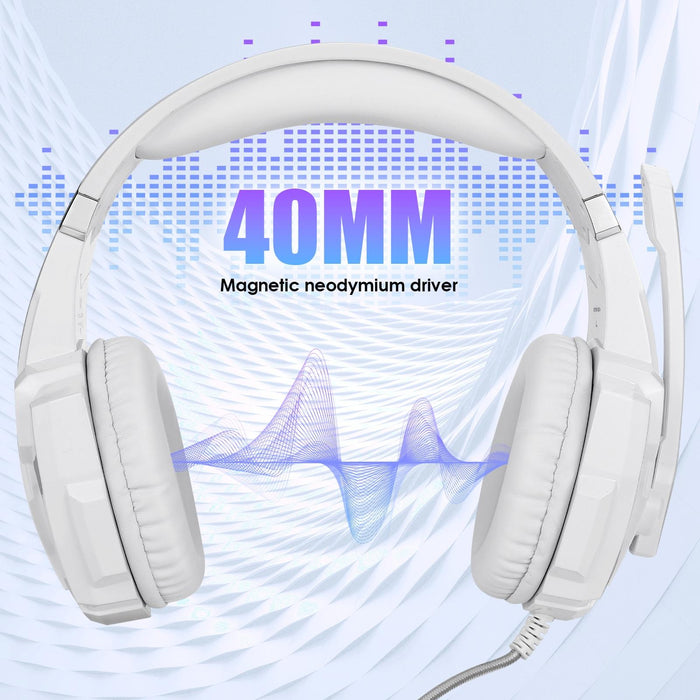 3.5Mm Gaming Headset With Mic & Led For Laptop / Phone