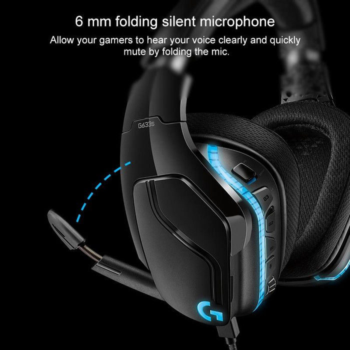 7.1 Surround Sound Gaming Headset With Noise Reduction