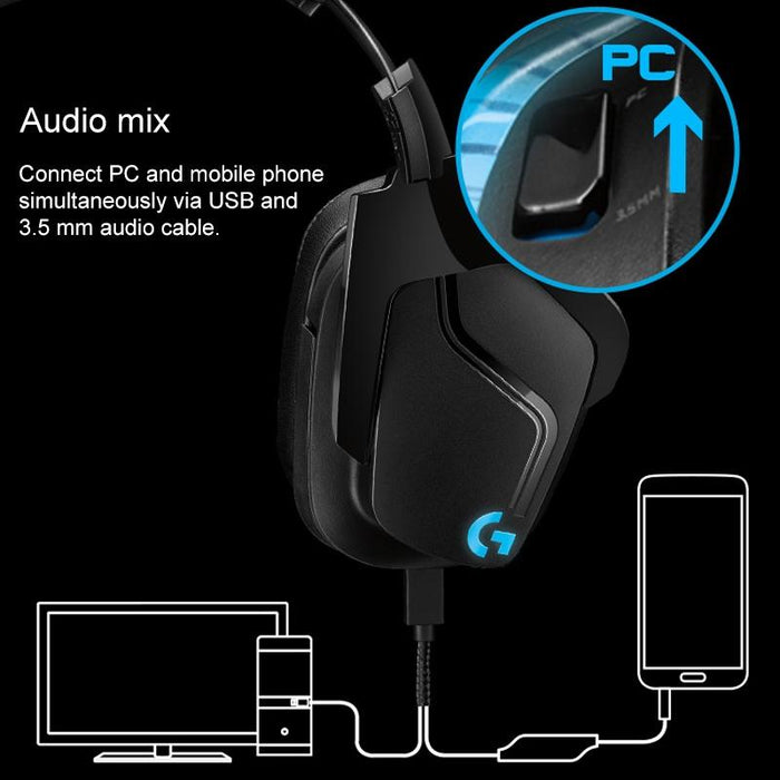 7.1 Surround Sound Gaming Headset With Noise Reduction
