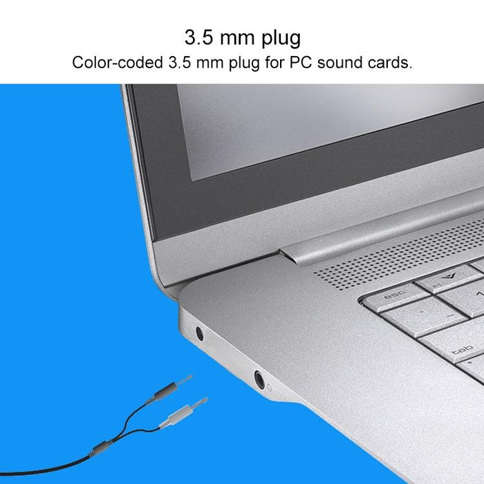 3.5Mm Dual Plug Stereo Headset