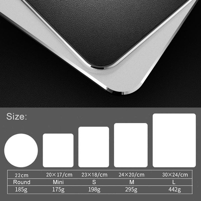 Double Sided Non Slip Aluminum Mouse Pad L Size