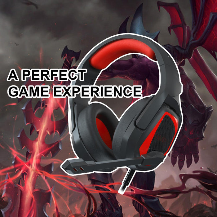 Retractable Mic Gaming Headset 3.5Mm Plug 2.2M Cable