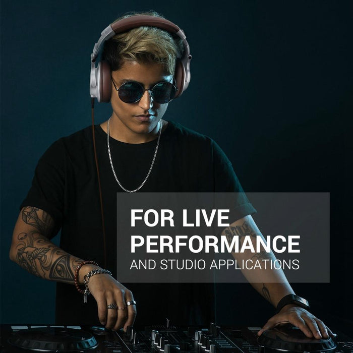 Head-Mounted Wired Headphone With Noise Reduction & Mic Black