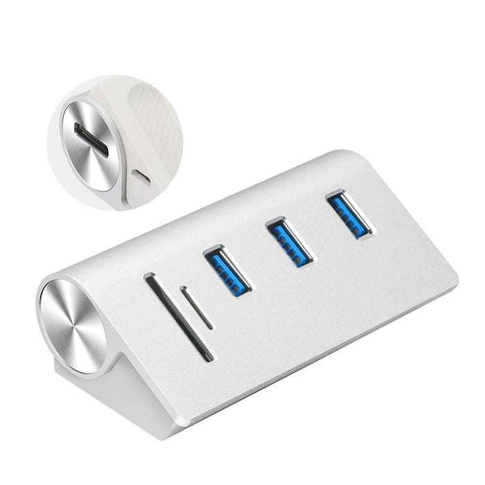 High Speed Usb 3.0 Splitter Hub Adapter White