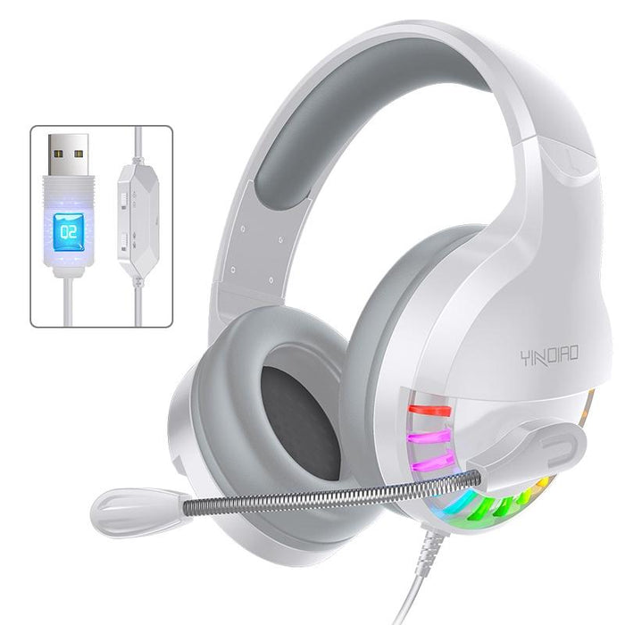Usb Gaming Headset With Mic White