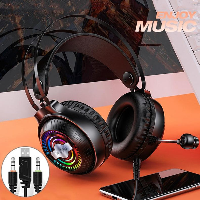 Q4 Wired Gaming Headset With Mic Dual 3.5Mm + Usb