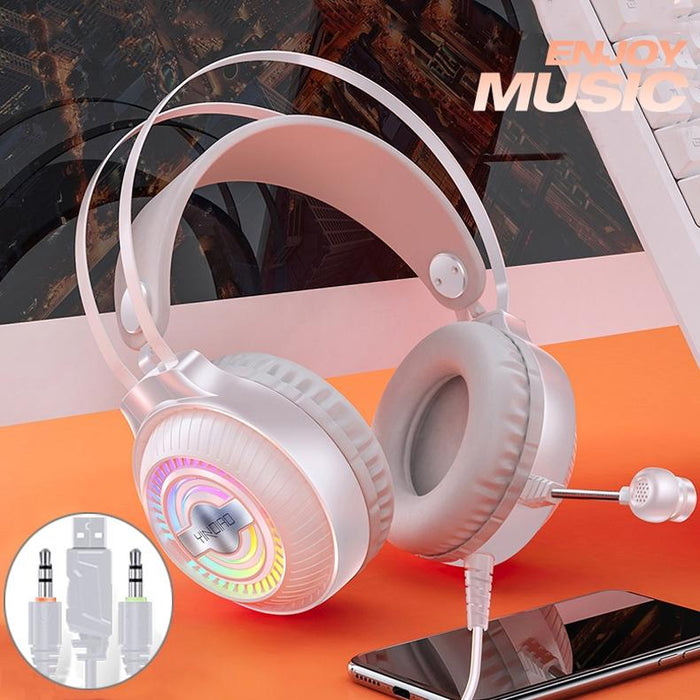 Q4 Wired Gaming Headset With Mic Dual 3.5Mm + Usb