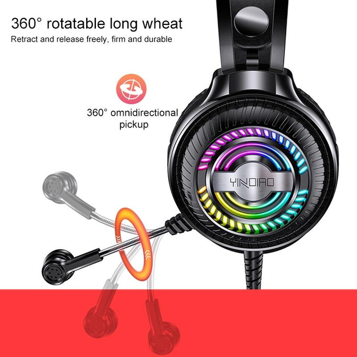 Q4 Wired Gaming Headset With Mic Dual 3.5Mm + Usb