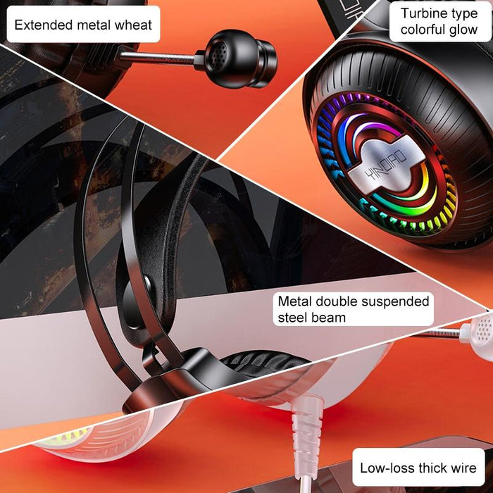 Q4 Wired Gaming Headset With Mic Dual 3.5Mm + Usb