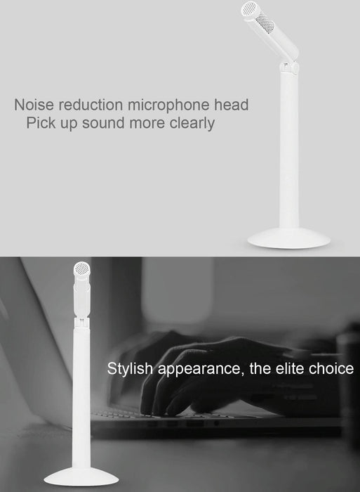 120° Rotating 3.5Mm Studio Microphone For Live Broadcast Ktv