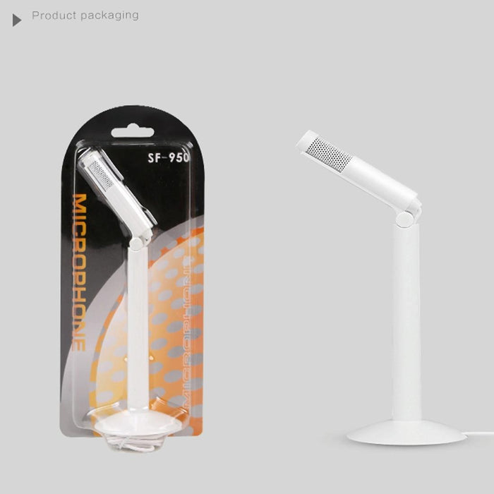 120° Rotating 3.5Mm Studio Microphone For Live Broadcast Ktv