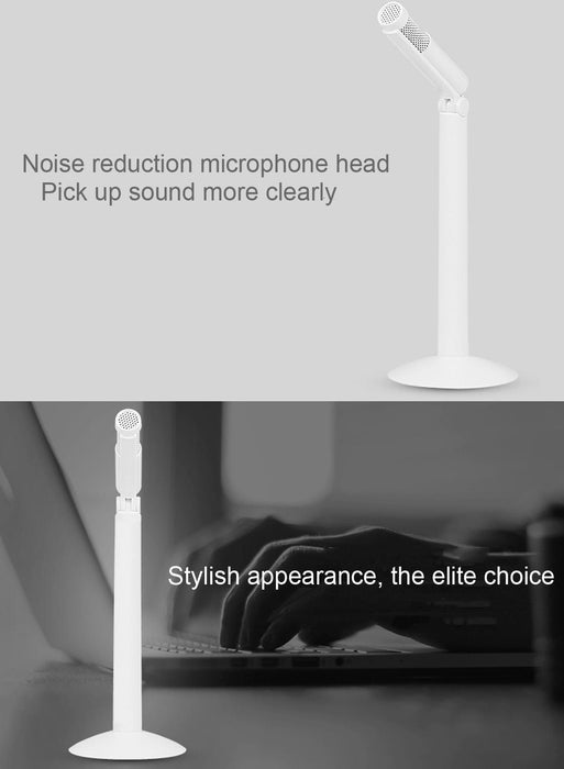 120° Rotating 3.5Mm Studio Microphone For Live Broadcast Ktv