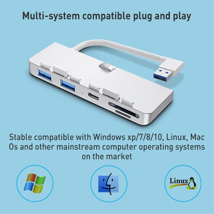 Usb3.0 Hub With Sd / Tf Card Reader