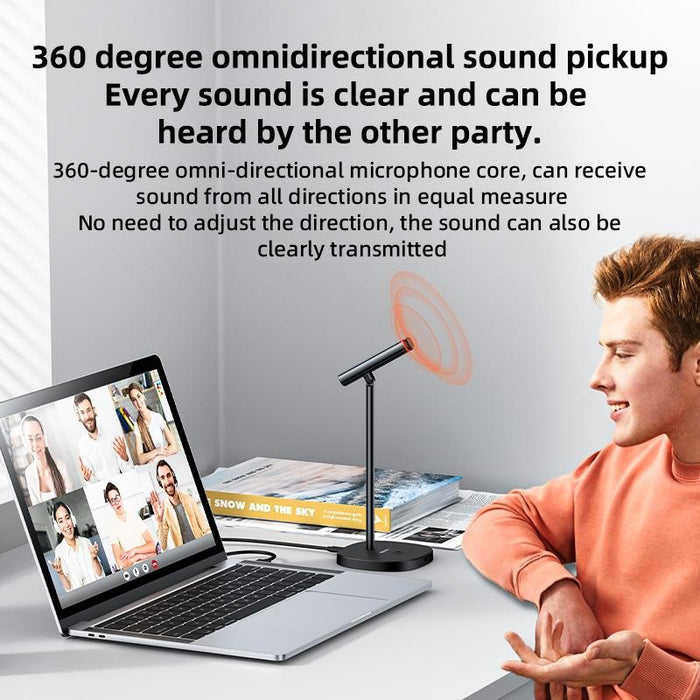 360° Omnidirectional Usb Desktop Microphone