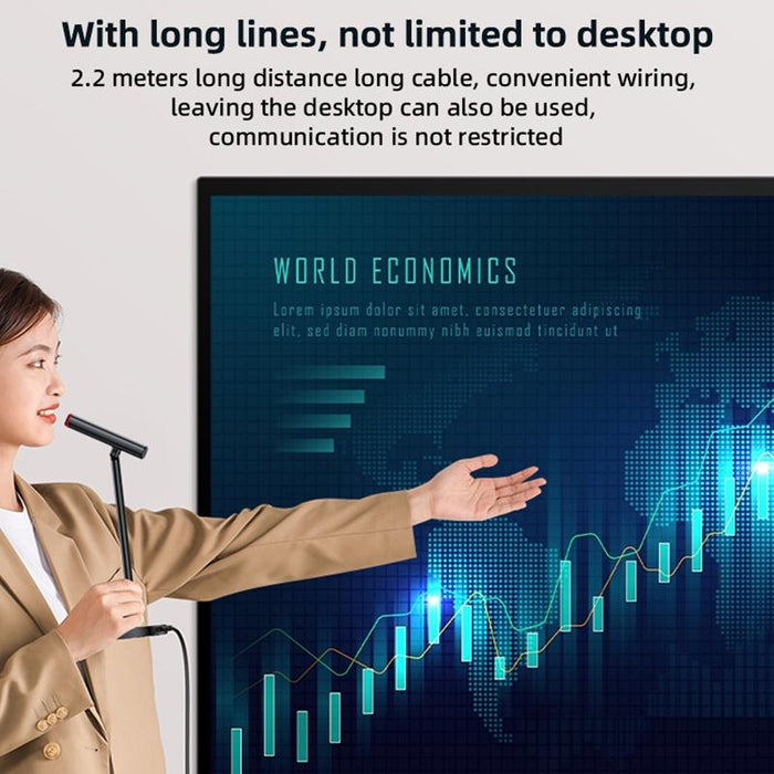 360° Omnidirectional Usb Desktop Microphone