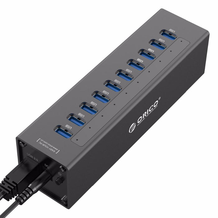 10-Port Usb 3.0 Hub With Power Adapter