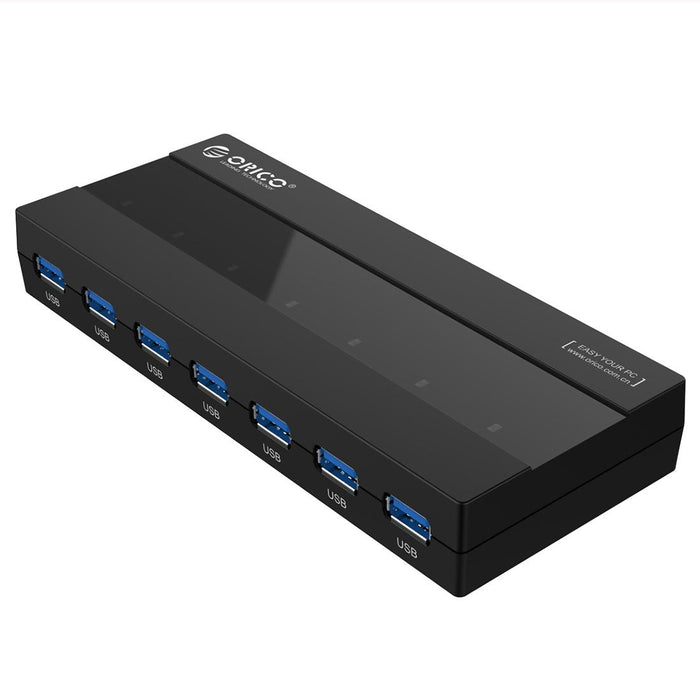 High Speed 7-Port Usb 3.0 Hub With Power Adapter