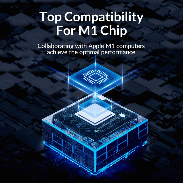 Aluminum 7-Port Usb 3.2 Gen2 Hub 10Gbps With 0.5M Cable