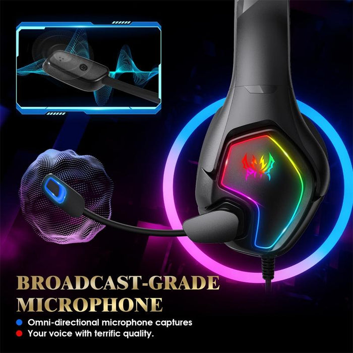 Rgb Gaming Headset With Omni Mic 1.9M Cable