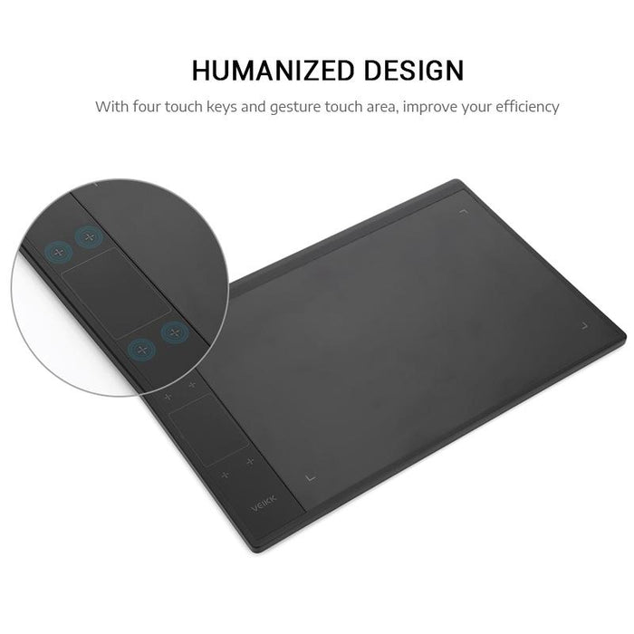 10X6 Inch Smart Touch Graphic Tablet With Type-C Interface