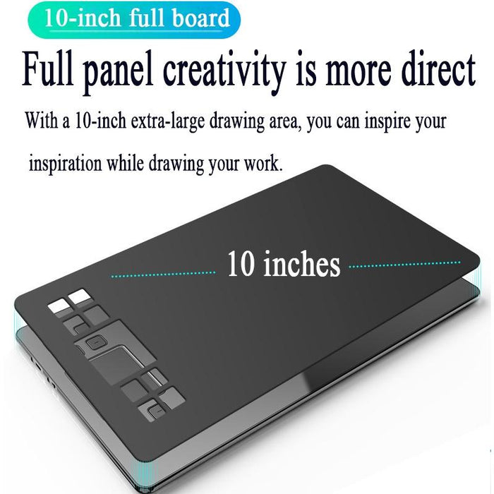 10X6 Inch Smart Touch Graphic Tablet With Type-C Interface