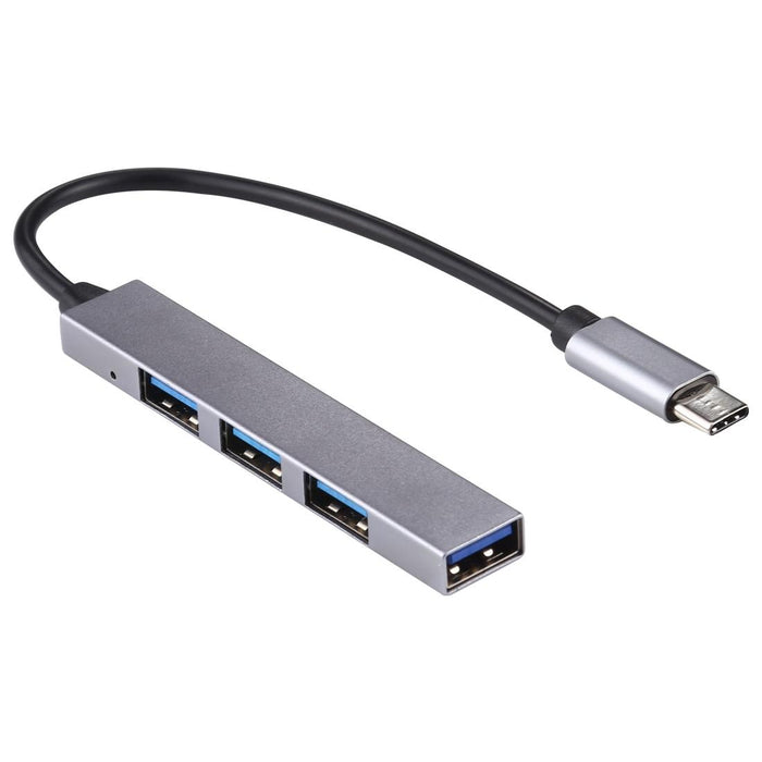 4-Port Usb-C Hub Adapter With Usb 3.0