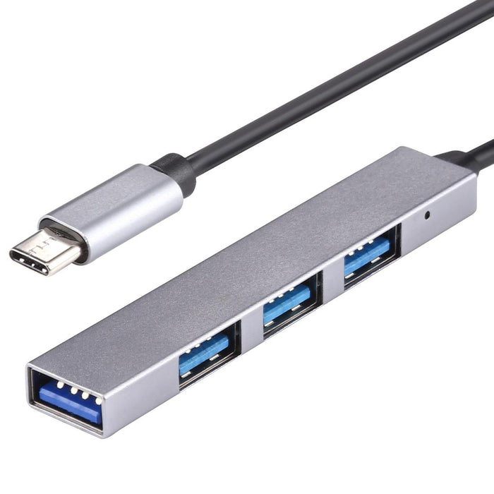 4-Port Usb-C Hub Adapter With Usb 3.0