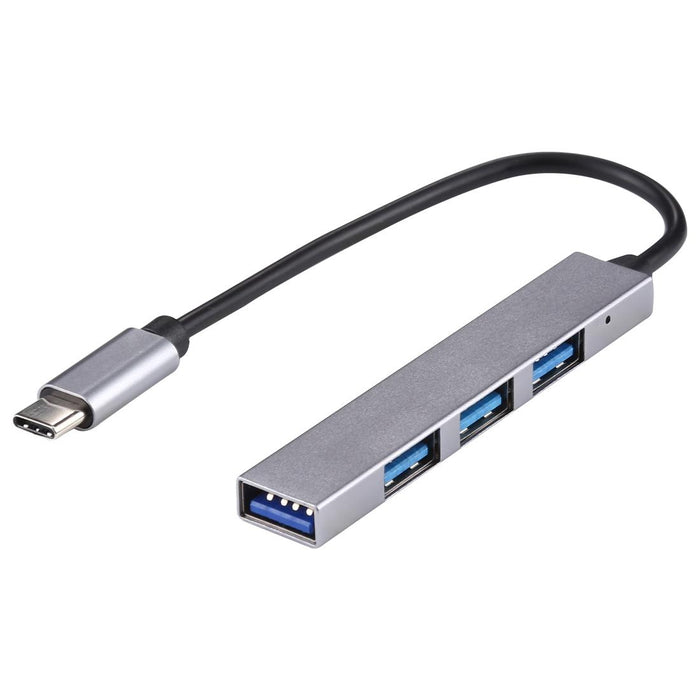 4-Port Usb-C Hub Adapter With Usb 3.0