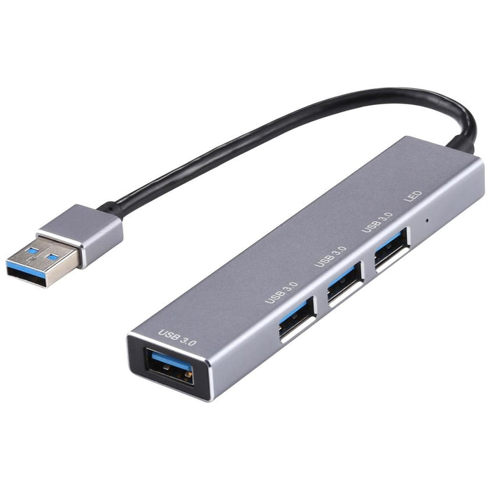 Aluminum Usb 3.0 Hub With Led Indicator 4 Ports