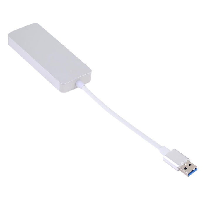 3-In-1 Usb 3.0 + Hdmi Adapter Silver