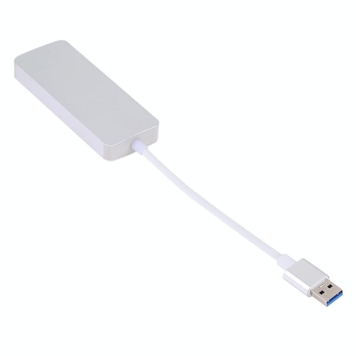 3-In-1 Usb 3.0 + Hdmi Adapter Silver