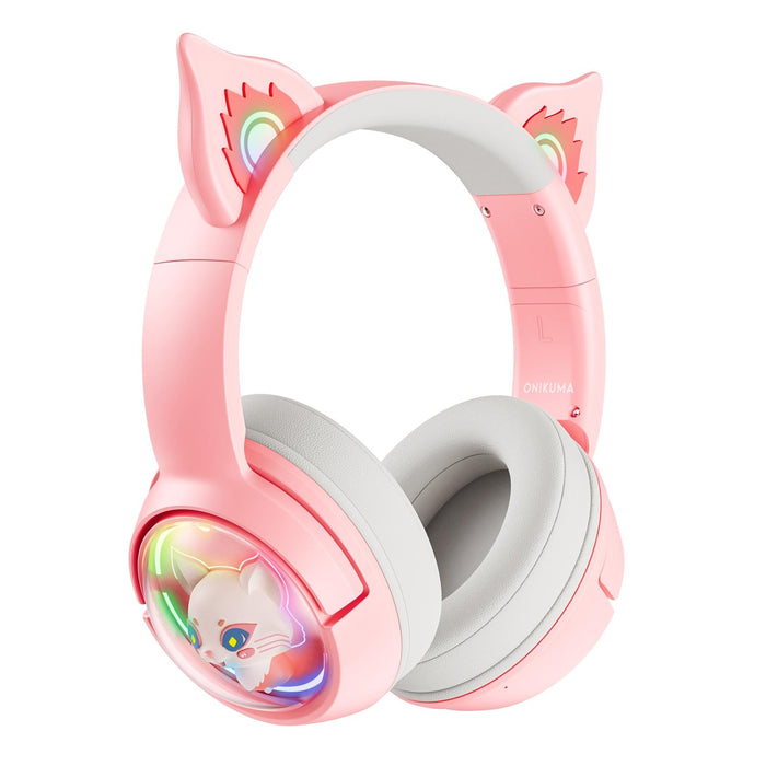 Wireless Cat Ear Bluetooth Headset Usb-C