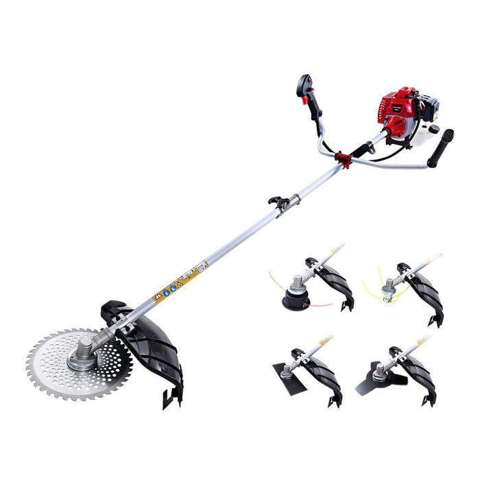 Pole Chainsaw 5In1 Petrol Circular Saw Hedge Trimmer Cutter Whipper Snipper
