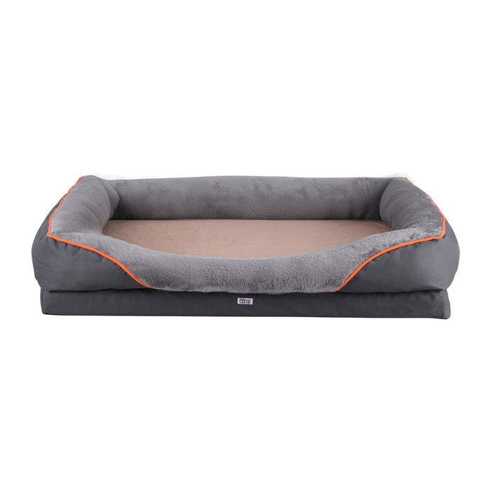 Pet Bed Orthopedic Washable Dog Bed Plush Fleece Sofa Cushion Mat