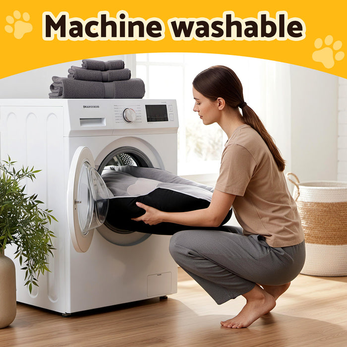 Pet Bed Dog Bed Soft Pp Cotton Mat Sleeping Comfy Cushion Washable Extra Large