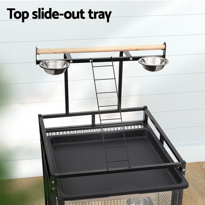 155Cm Durable Parrot Aviary Stand