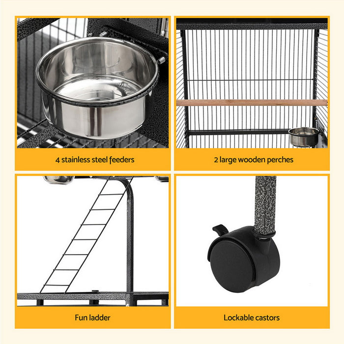 155Cm Durable Parrot Aviary Stand