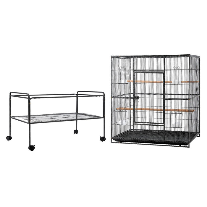 160Cm Bird Cage With Removable Tray And wheels