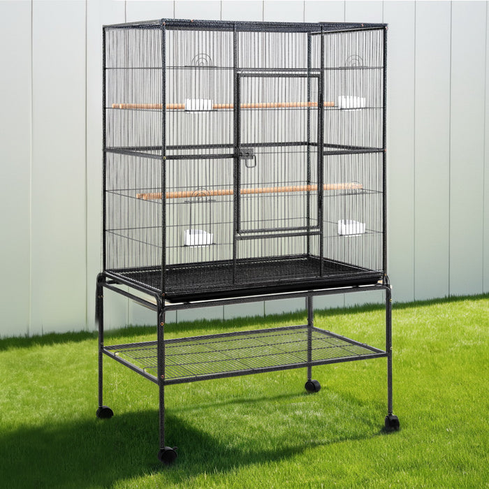 160Cm Bird Cage With Removable Tray And wheels