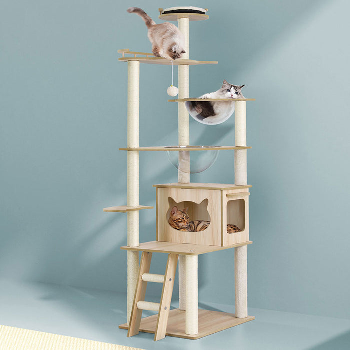 Multi Level Scratching Tower  For Cat