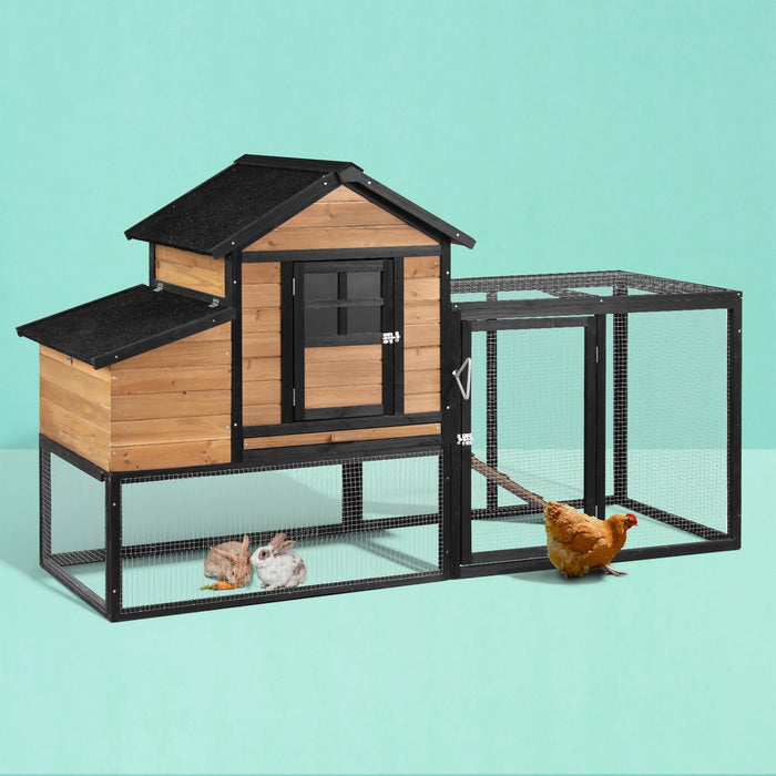 Durable Spacious Wooden Chicken Coop