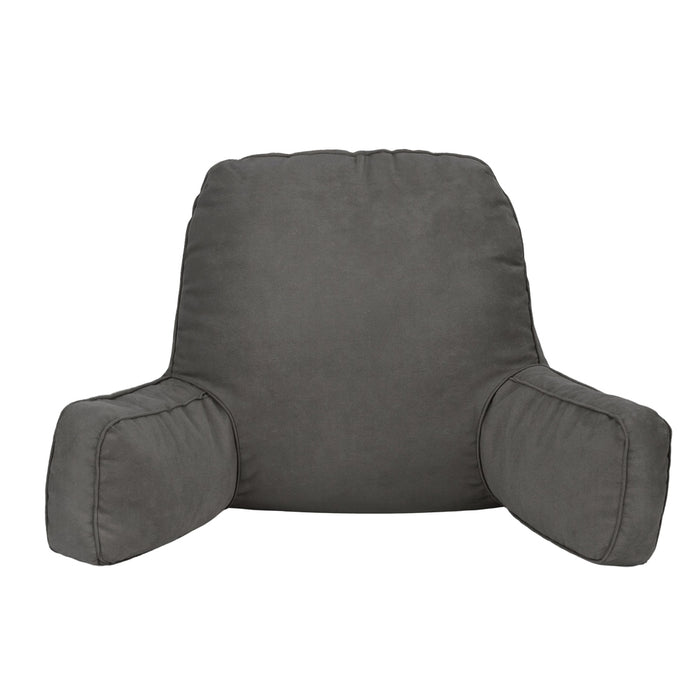 Reading Pillow Back Rest Lumbar Support Cushion Grey