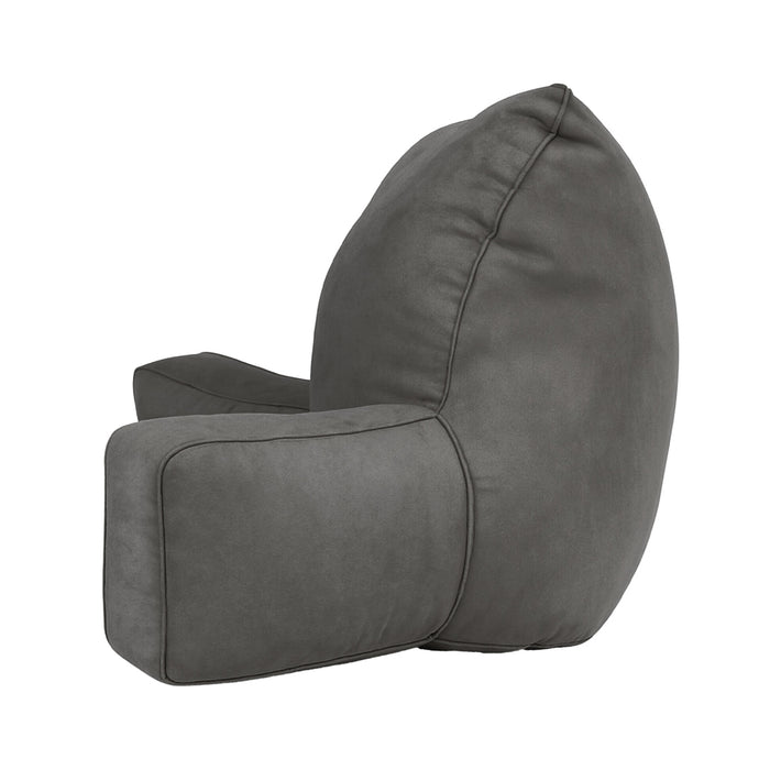 Reading Pillow Back Rest Lumbar Support Cushion Grey