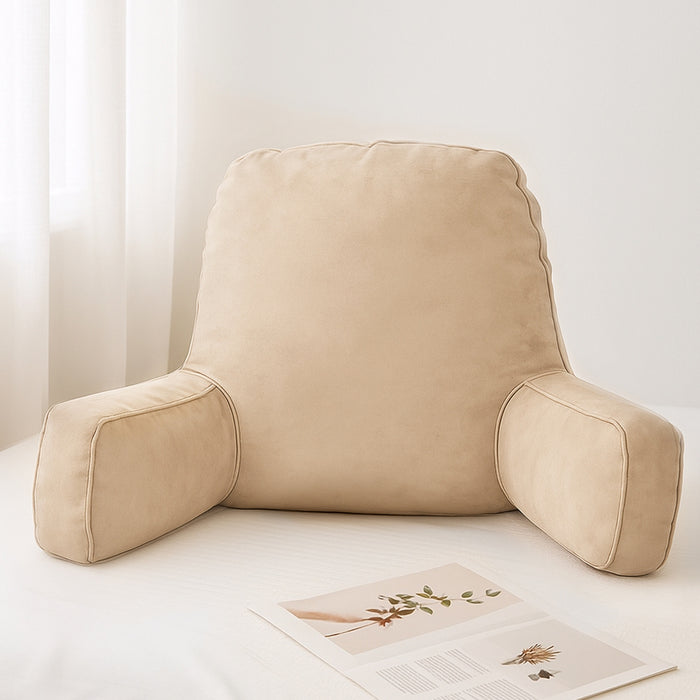 Reading Pillow Back Rest Lumbar Support Cushion Oatmeal