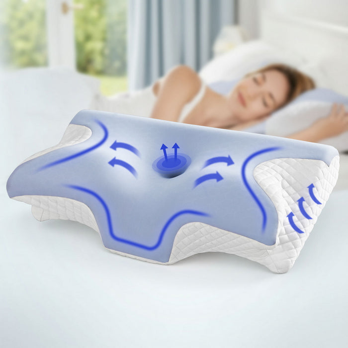 Memory Foam Pillow Ergonomic Contour