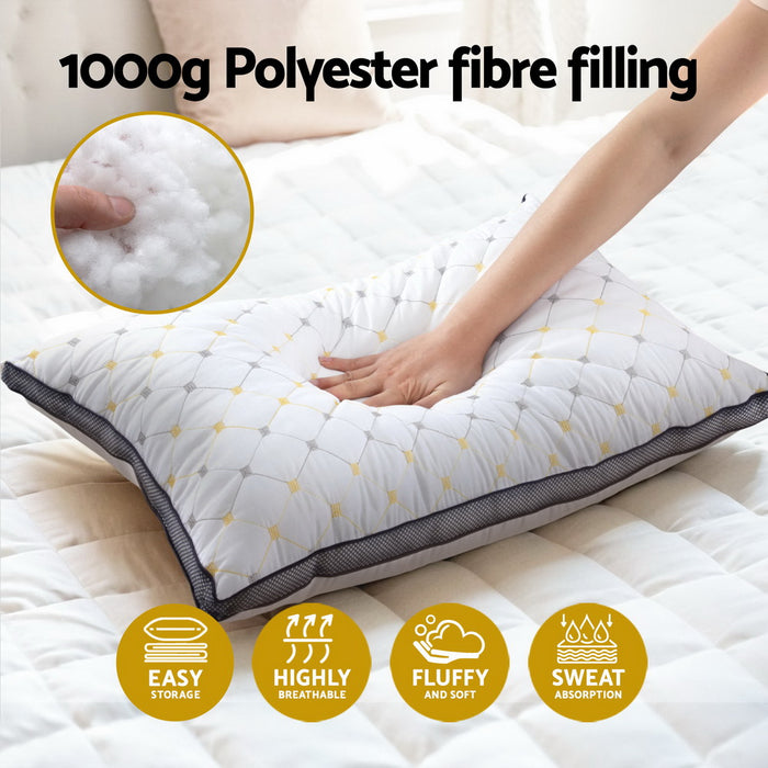 4Pcs Pillows Microfibre