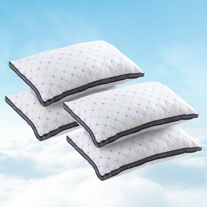 4Pcs Pillows Microfibre